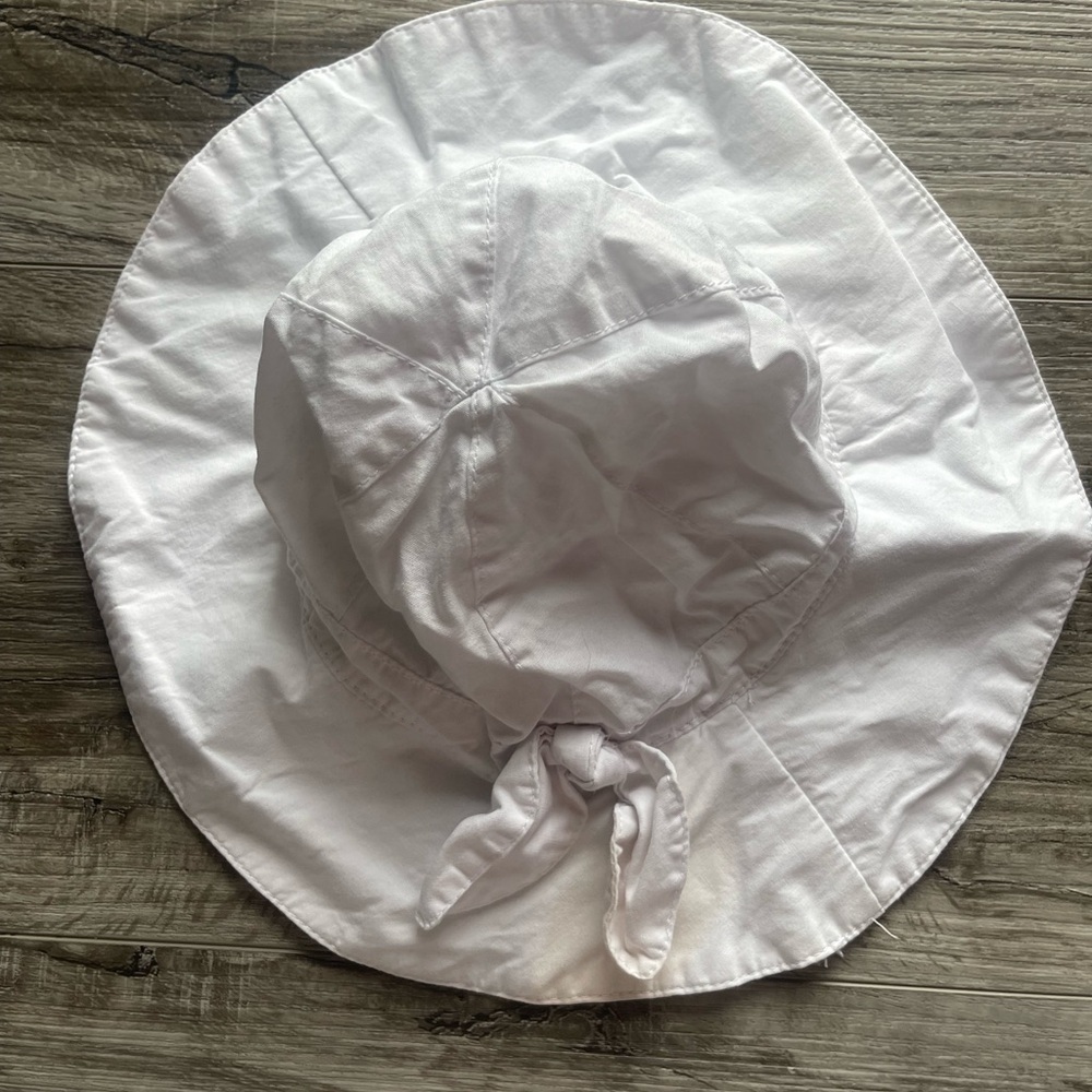 Kids White Sun Hat